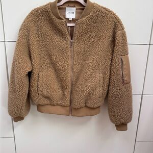 Joe's Jeans Tan Sherpa Jacket